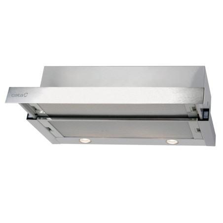 Exaustor telescópico de encastre CATA TF 2003 DURALUM 700, inox, 100W, som 45,5-57dB, fluxo ar 2 velocidades 150-390m3/h, 70 cm