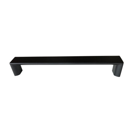 Puxador atual, asa larga Sofima 784, zamak lacado preto, 2 furos distância 160, A.26 x C.168 x L.20 mm