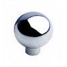 Puxador bola SM 296, zamak cromado mate, 1 furo, Ø.23 x A.28 mm