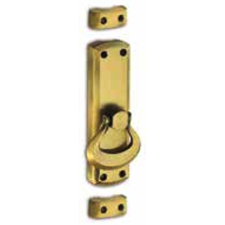 Cremone Sofima 895, latão níquel escovado, A.129 x L.35 x Puxador.28 mm