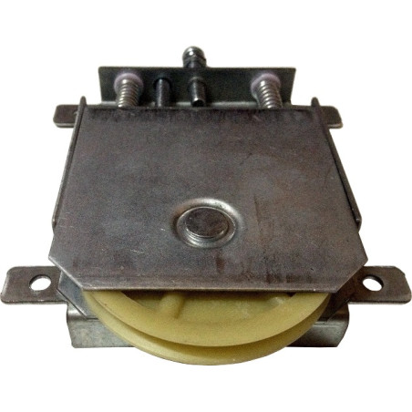 Rolete inferior roda fêmea 1330 para porta de roupeiro, chapa de ferro galvanizado, grande