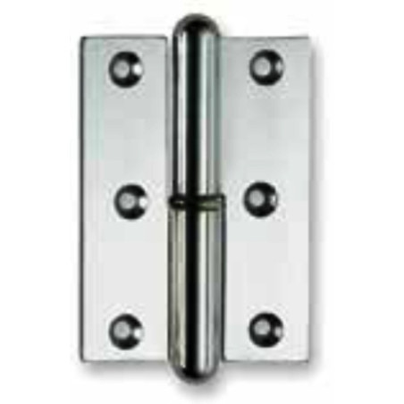 Dobradiça leme lisa Sofima 213 para porta, zamak bronze, 4", A.101 x L.41 x E.3,5 mm, direita