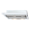 Exaustor telescópico de encastre CATA TF 5260 WH, inox branco, 2 x 65W, som 60-69dB, fluxo ar 3 velocidades 150-325m3/h, 60 cm