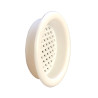 Grelha/respiro de ventilação redonda, plástico castanho, P.8 x Ø.BASE.35 x Ø.EXT.41 mm
