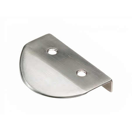 Puxador atual, gola Sofima 703, zamak cromado, 2 furos distância 32, E.1,25 x C.60,5 x L.44 mm