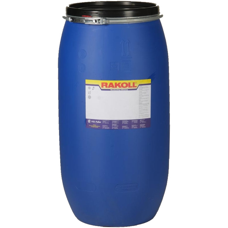 Cola rápida, dispersão aquosa de resinas sintéticas c/tempo aberto elevado H.B.Fuller-Rakoll RAKOLL DV 159/15(DV15915), 70 kg