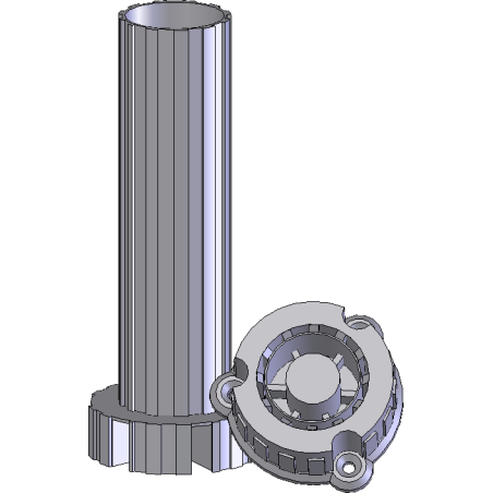 Pé para cozinha com afinação Artimol P11, plástico PP polipropileno preto, base normal sem bucha, A.80 mm