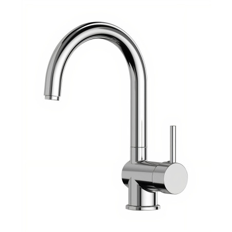Misturadora/torneira EDM 01127 Algarve, monocomando de bica giratória, cromada, base Ø.57, P.182 x L.113 x A.310 mm