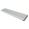 Grelha de ventilação p/forno/cozinha Artimol 8 elementos, encaixes plástico, perfil inox brilho F133, P.25 x A.122 x L.1200 mm