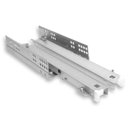 Corrediça oculta de gaveta com tic-tac Q52, extração total, C.350 mm