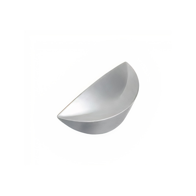 Puxador clássico, gomo 788, zamak niquelado mate, 1 furo, A.19 x L.9/15 x C.46 mm