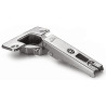 Dobradiça reta DANCO F85069/97P44, braço em aço niquelado, copo Ø.35 furação 52 buchas 10 mm, abertura 110º