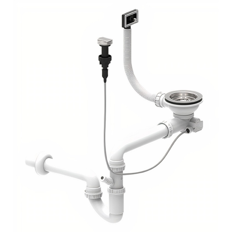 Sifão/válvula automática simples RODI 0211111, acessório 36, cesta Ø.115 mm