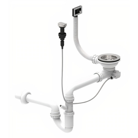 Sifão/válvula automática simples RODI 0211111, acessório 36, cesta Ø.115 mm