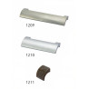 Puxador clássico, barra unha Sofima 1211, zamak bronze velho, 1 furo, E.8 x C.22 x L.21 x A.18 mm