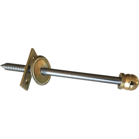 Parafuso Dona Maria para cama cabeça redonda dourado com 100 mm