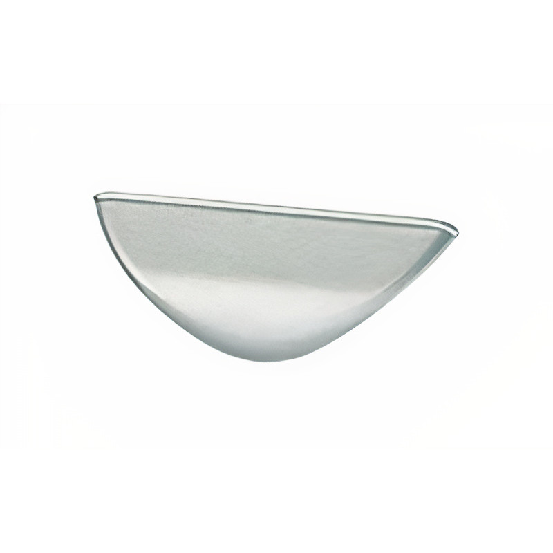 Puxador atual, gola Sofima 725, zamak niquelado mate, 1 furo, L.18 x C.52 x A.11 mm