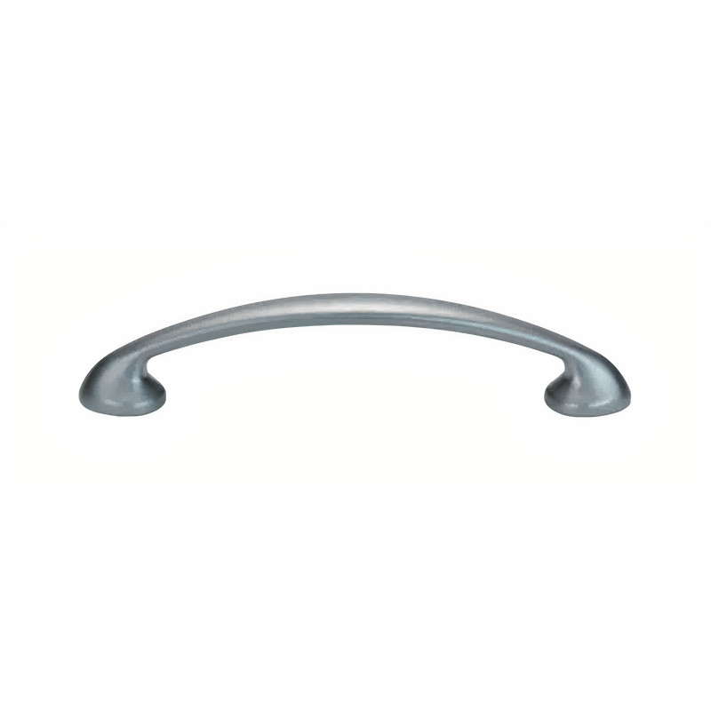Puxador clássico, asa ponte SM 366, zamak cromado mate, 2 furos distância 160, E.11 x A.25 x C.182 mm