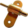 Fecho para mesa com mola K52, ferro zincado amarelo,  C.63 x L.25 x A.21 mm