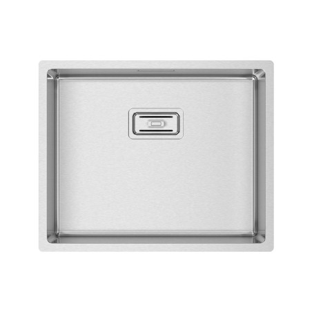 Lava louça RODI BOX LUX 50, uma pia sem escorredor, inox escovado, aplicação superior ou á face (A), 540 x 440, MOD.600 mm