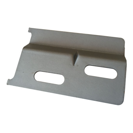 Chapa de suporte/engate para nivelador Artimol N, aço, 43 x 65 mm