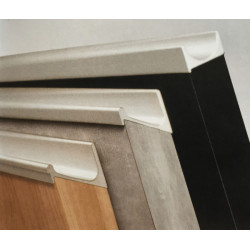 Puxador atual perfil, topo G SCHUCO 901202, alumínio anodizado, A.35 x P.19,5 x C.5000 mm