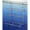 Suporte triplo para Rolos de cozinha E6065, cromado