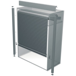 Conjunto esteira/persiana REHAU C3 779524, perfil com 20 alumínio, para painéis de 16, L.900 x A.1500 mm