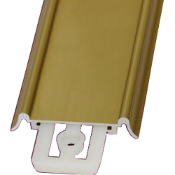 Perfil calha inferior roda...