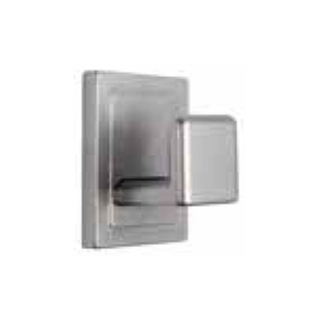 Cabide Sofima 1075, cromado mate, A.44 x L.36 x Gancho.27,5 mm