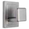 Cabide Sofima 1075, cromado mate, A.44 x L.36 x Gancho.27,5 mm