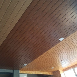Forro/perfil para teto falso/lambrim T125F friso em PVC, várias cores, C.até 6000 x L.125 x A.10 mm
