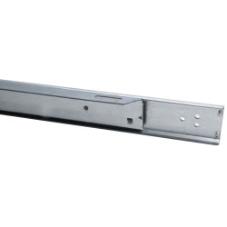 Corrediça de mesa extensível Pottker M51-1000, suporta 90 kg, A.50, C.1000 + abertura de 580 mm