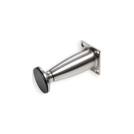 Pé para mobiliário/móveis com afinação M99, base zamak, corpo zamak, cor níquel satinado, A.100 mm