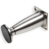 Pé para mobiliário/móveis com afinação M99, base zamak, corpo zamak, cor níquel satinado, A.100 mm