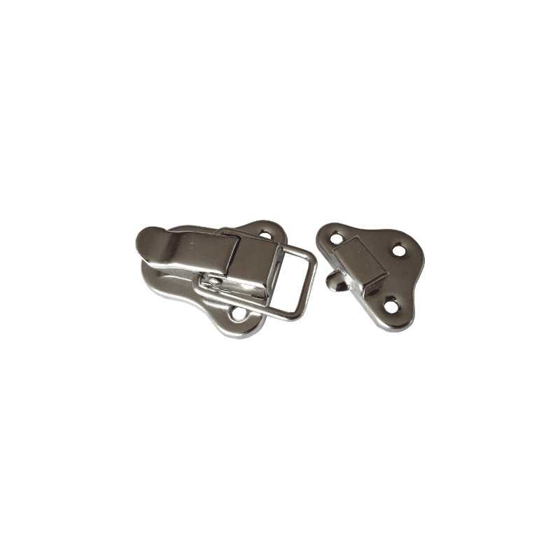Fecho/encaixe para malas niquelado, C.71 x L.41 x A.11 mm