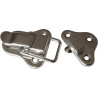 Fecho/encaixe para malas niquelado, C.71 x L.41 x A.11 mm