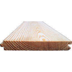 Soalho em madeira de pinho, macheado 4 lados, 2600 x 140 x 21 mm