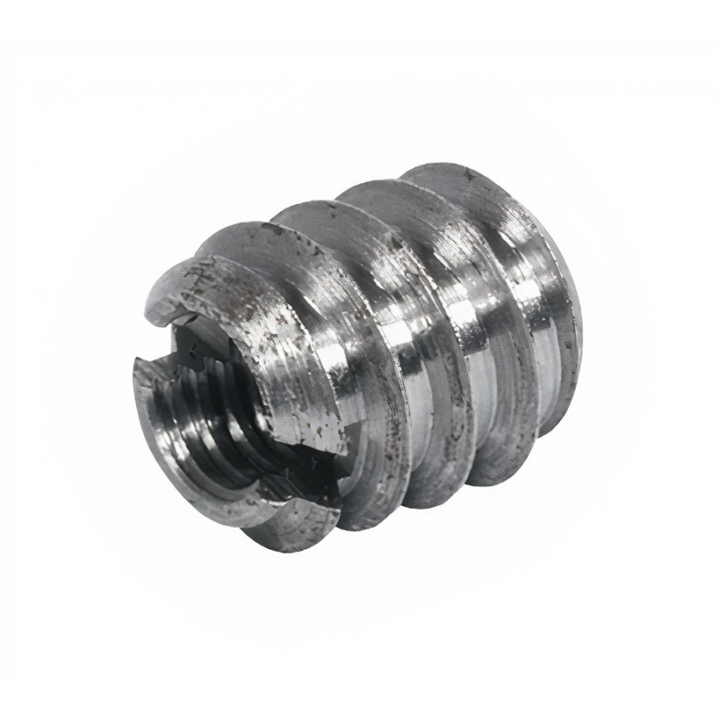 Porca de bússola/sem-fim c/encaixe fenda, aço zincado, M6 x 11 mm