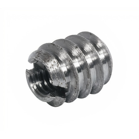 Porca de bússola/sem-fim c/encaixe fenda, aço zincado, M6 x 11 mm