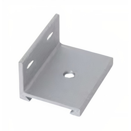 Suporte parede 74S para calha 74P, ferro zincado, A.25 x L.40 x P.28 mm