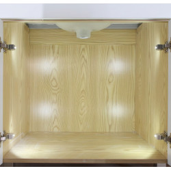 Foco LED luz para dobradiça X45, plástico cinza