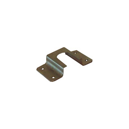 Suporte lateral 117 para varão de roupeiro, zincado amarelo