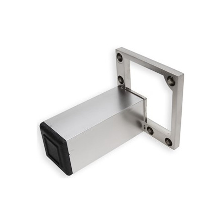 Pé para mobiliário/móveis J86, base zamak, corpo zamak, cor alumínio, A.100 mm