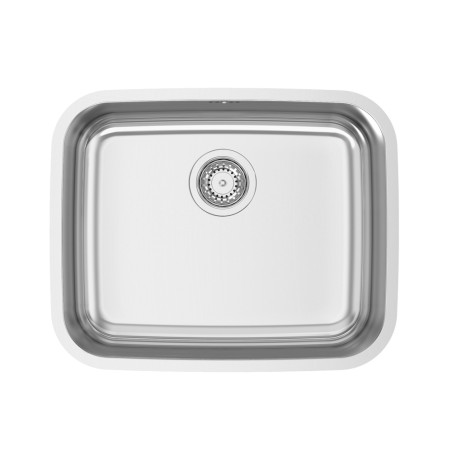 Lava louça RODI INDUS 50, uma pia sem escorredor, inox polido, aplicação inferior, 540 x 440, MOD.600 mm