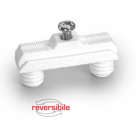 Calço reversível DANCO FB 911/2-3 para dobradiça, plástico, furação 32, buchas 10 x 10, altura 2 mm