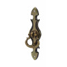 Puxador rústico, espelho c/pingente argola Sofima 156, zamak bronze, A.85 x L.25 mm