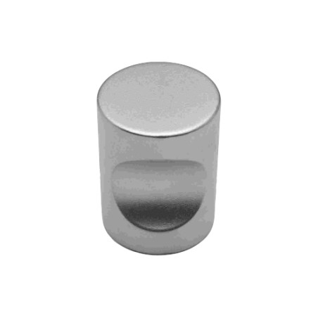 Puxador atual, cilindro SM 289, zamak cromado mate, 1 furo, Ø.20 x A.25 mm