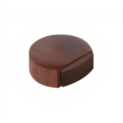 Batente autocolante para porta de interior Nesu 497SP, madeira mogno, C.45 x L.30 x A.14 mm