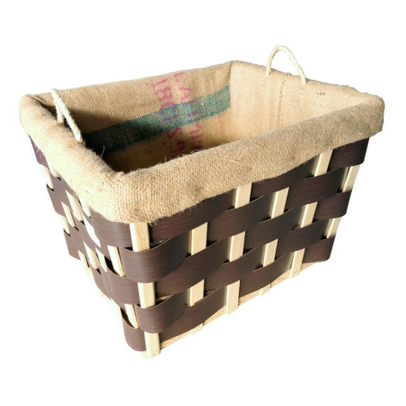 Cesto para lenha LELO em PVC, A.34 x L.52 x P.42 cm